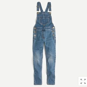 NWOT - Crewcuts girls denim overalls - size 5